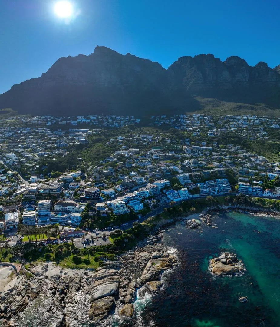 The Camps Bay coastline and its beaches